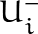U_{i}^{-}