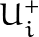 U_{i}^{+}