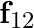 \textbf{f}_{12}