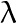\lambda