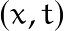 (x,t)