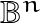 \mathbb{B}^{n}