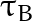 \tau_B