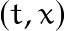 (t,x)