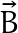 \vec{B}