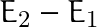 E_2-E_1