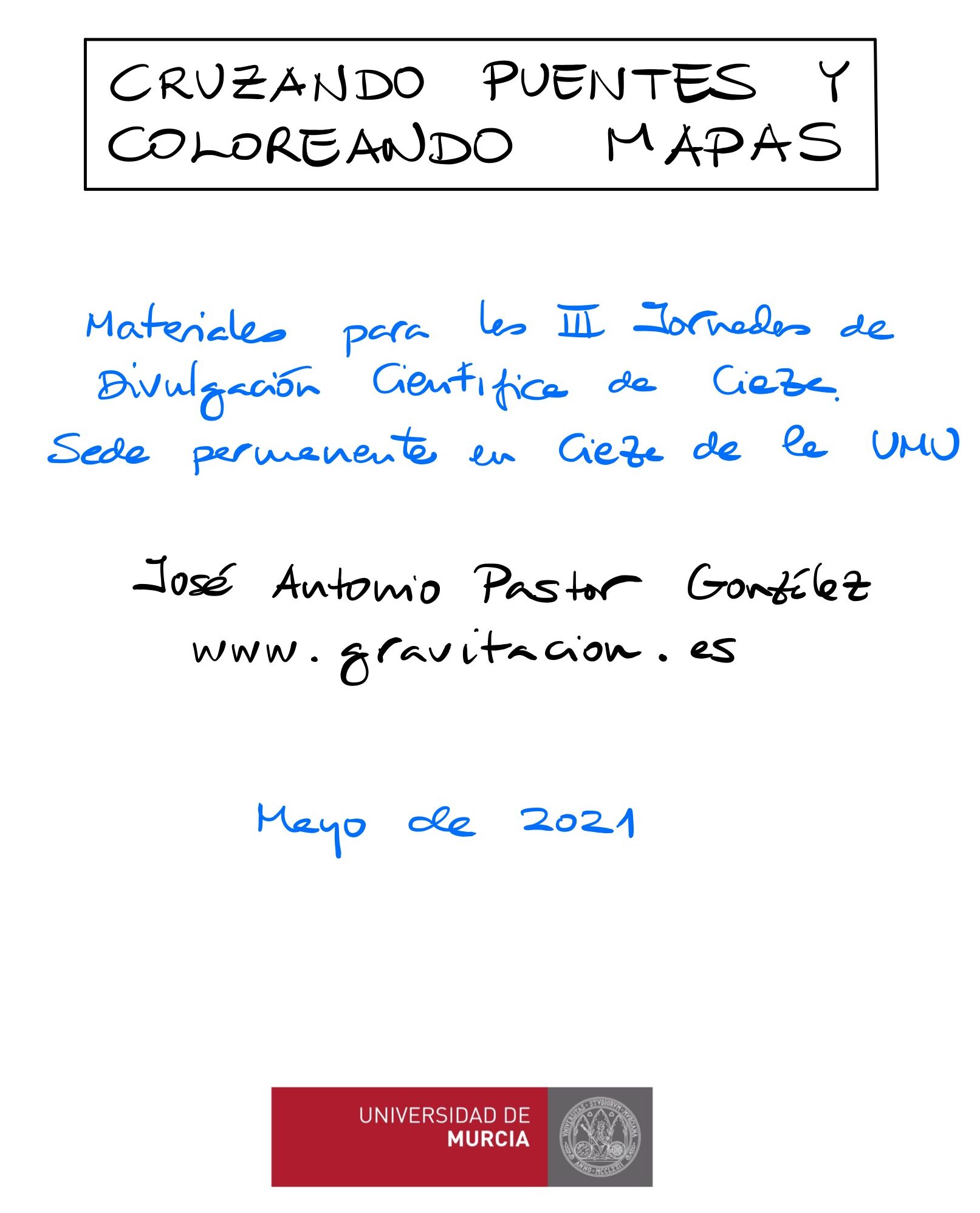 Portada de la Charla